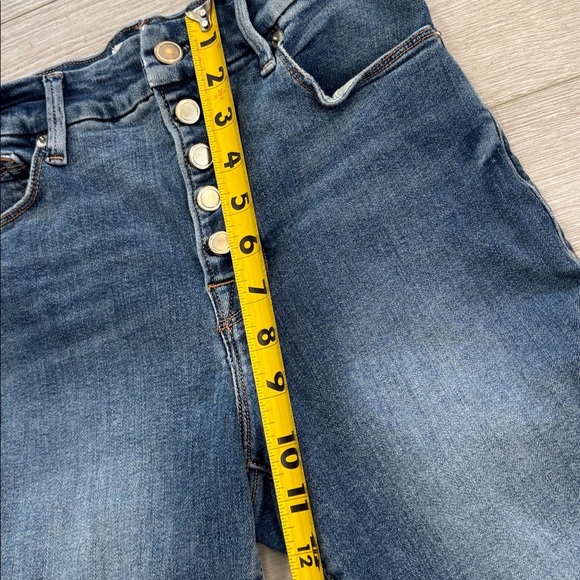 Good American Button Fly Good Legs Indigo Blue Skinny Jeans size 4/27 - Picture 8 of 10